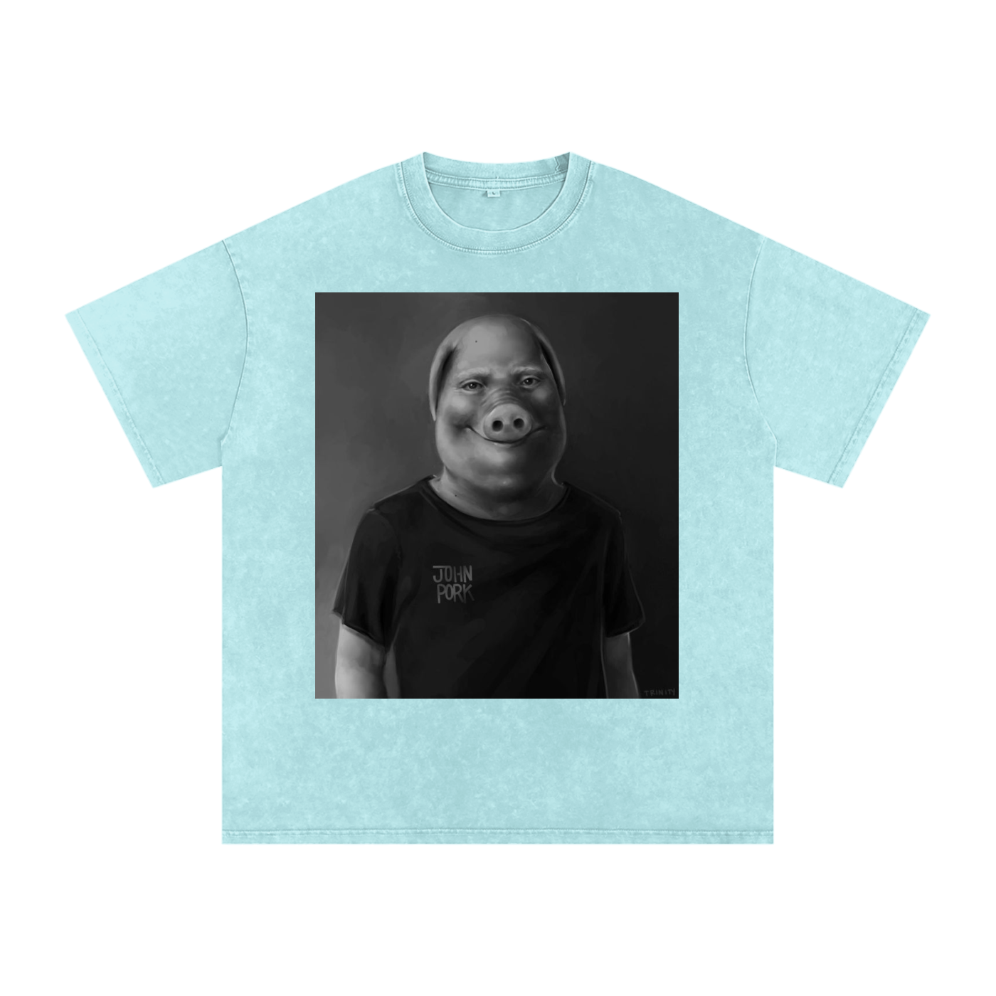 JohnPork Washed Oversized Cotton T-Shirt