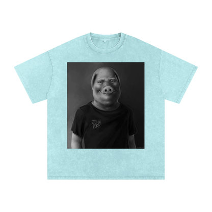 JohnPork Washed Oversized Cotton T-Shirt