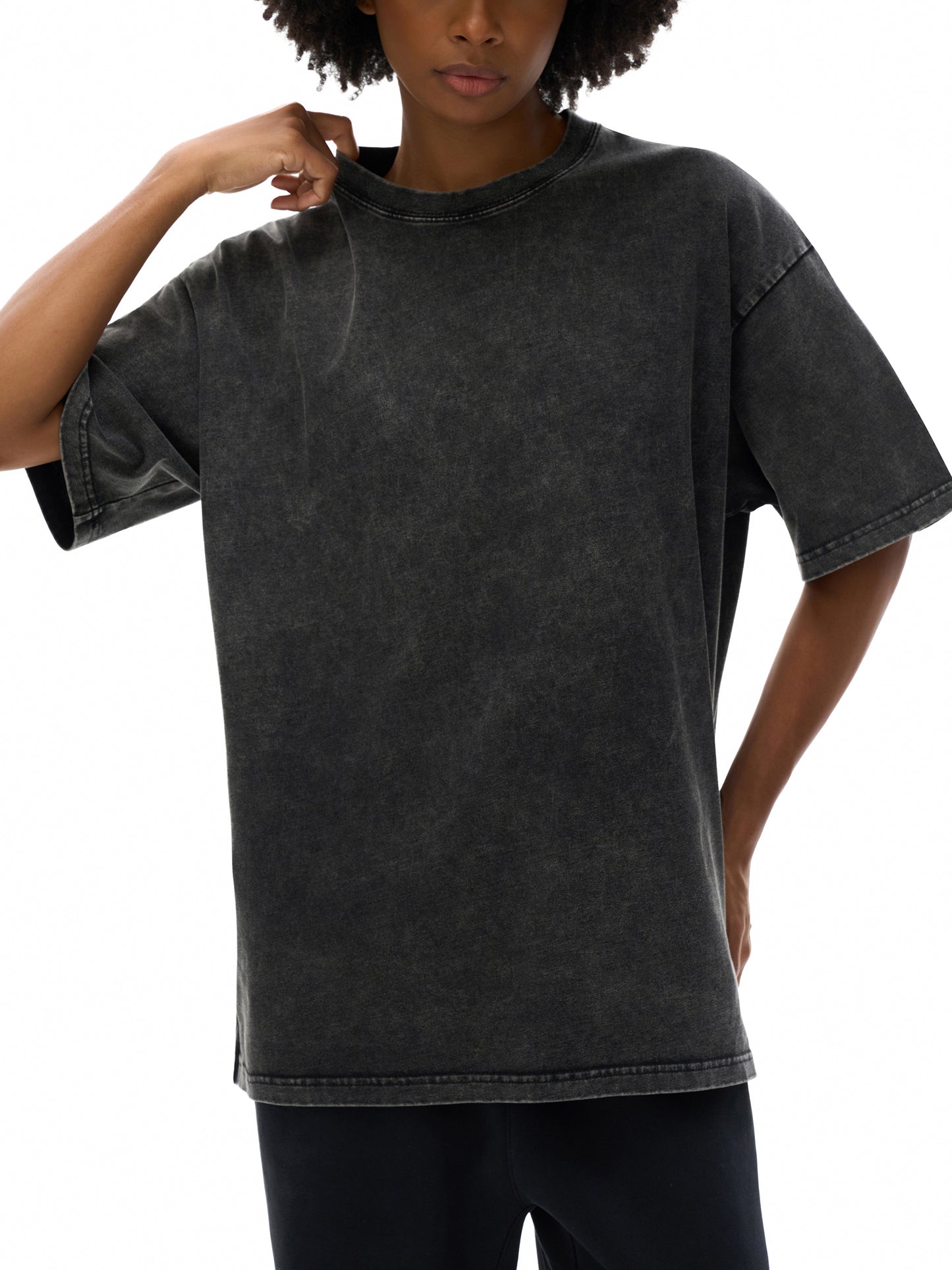 JohnPork Washed Oversized Cotton T-Shirt